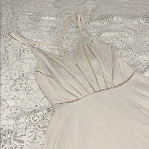 Off white night out dress